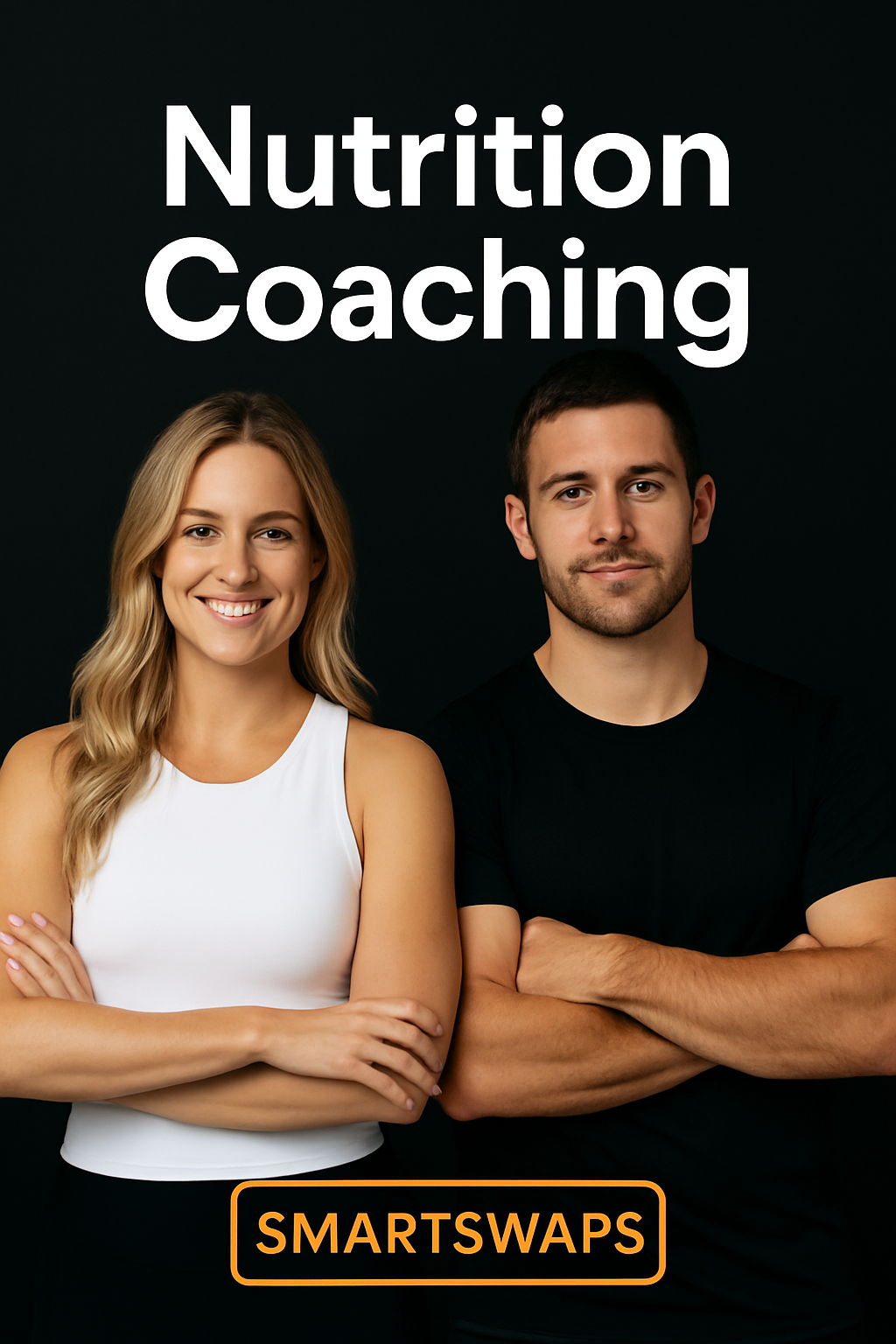 Nutrition coaching and fat loss meal plans online with SmartSwaps – fit Australian man and woman promoting healthy lifestyle